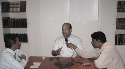 Jana Sabawa with Milinda on Sirasa FM