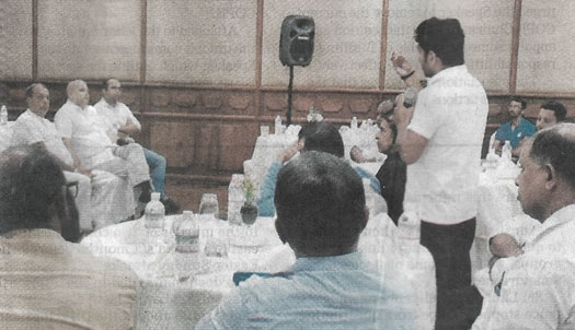 Milinda Moragoda holds interactive session with Matara opinion leaders